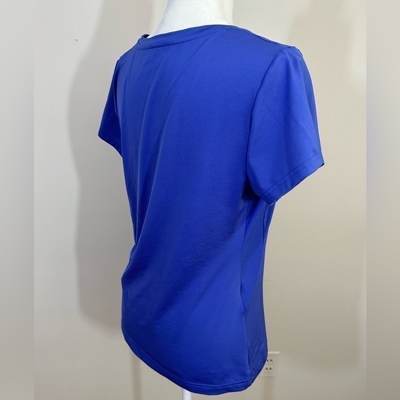Fila sz lg athleisure top   Short sleeves   V- neck royal blue - Picture 3 of 12